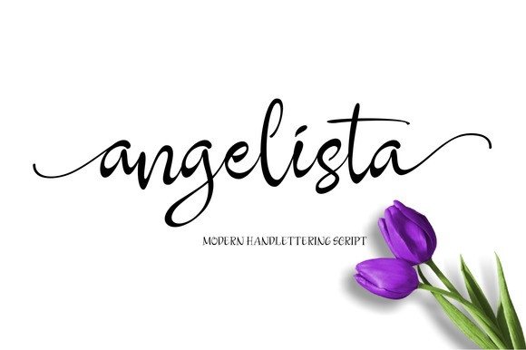Angelista: A Handwritten Font for Elegant Editorial Design