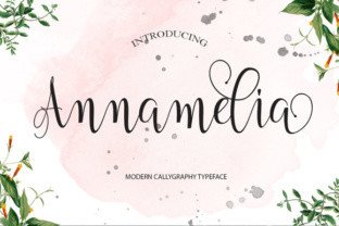 Annamelia Font: A Handmade Script for Editorial Design