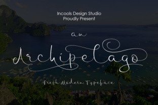 Archipelago: A Delicate Calligraphy Font for Elegant Branding