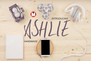 Ashlie Font: Handmade Charm for Makers