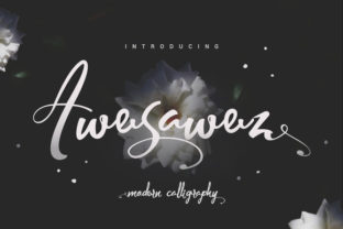 Awesawez Font: Modern Calligraphy for Editorial Design