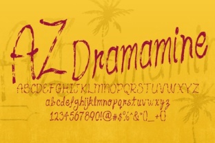 AZ Dramamine Font: Adding Vintage Warmth to Editorial Design