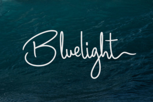 Bluelight Font: Modern Script Typography for Web Design