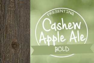 Cashew Apple Ale Bold: A Handwritten Font for Editorial Design
