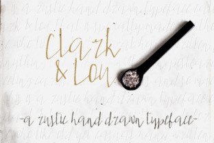 Clark Lou: A Rustic, Feminine Font for Memorable Branding