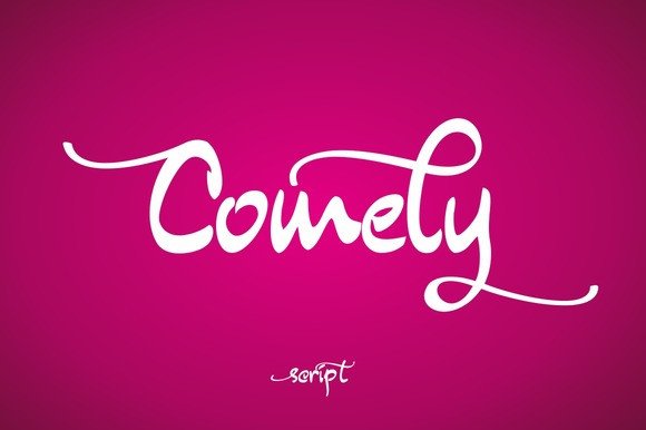 Comely: A Handwritten Font for Bold Campaigns