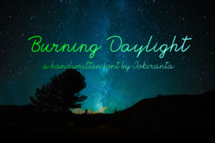 Creating a Brand with Burning Daylight Font