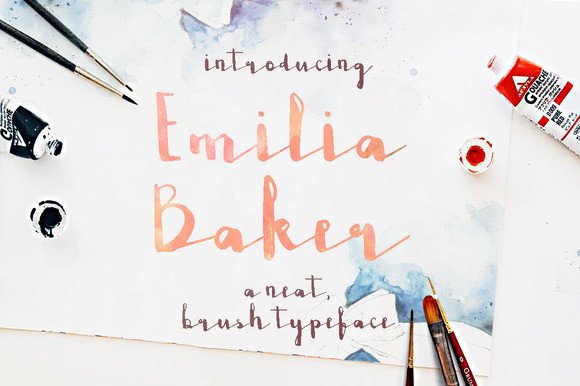 Emilia Baker: A Charming Script Font for Web Design