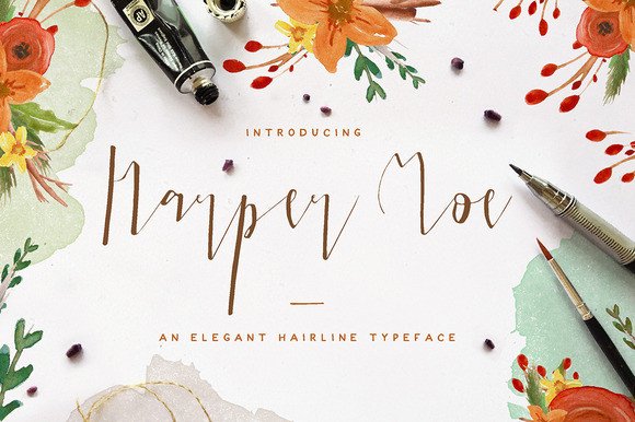 Enhance Your Brand with Harper Moe: A Feminine Script Font