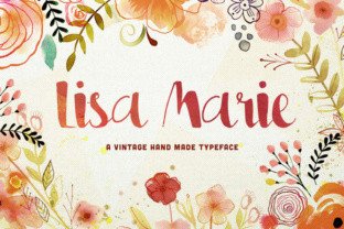 Enhance Your Brand with Lisa Marie: A Charming Script Font