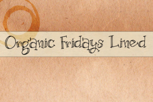 Organic Fridays Lined Font for Editorial Design