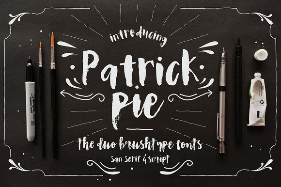 Patrick Pie: A Versatile Script and Sans Serif Typeface
