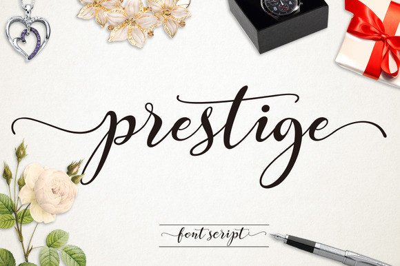 Prestige: A Handwritten Font for Elegant Editorial Design