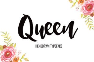 Queen Font: Playful Script for Handmade Products