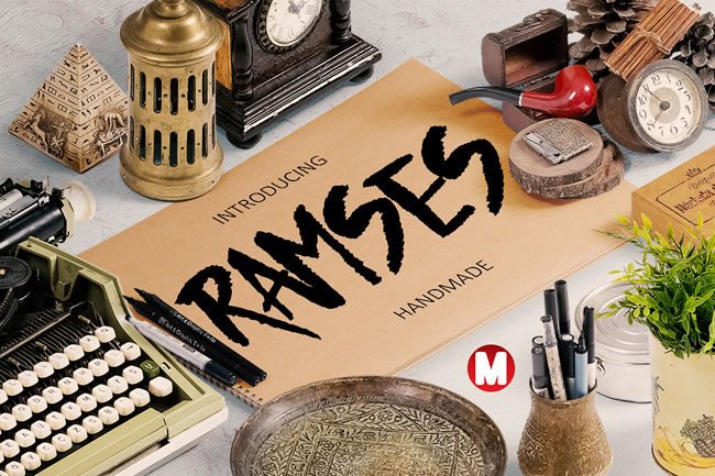 Ramses Font: Handmade Typography for Editorial Design