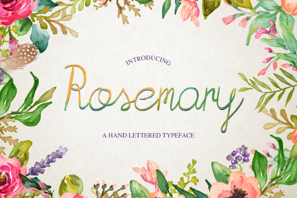 Rosemary: A Handwritten Font for Engaging Visuals