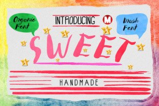 Sweet Font: Organic Script for Digital Marketing